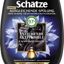 Garnier Wahre Schätze Ausgleichende Spülung Anziehende Aktivkohle & Schwarzkümmelöl