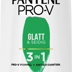 Pantene Pro-V Glatt & Seidig 3 In 1Shampoo, Pflegespülung & Kur