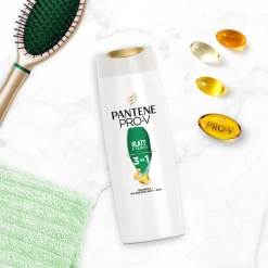 Pantene Pro-V Glatt & Seidig 3 In 1Shampoo, Pflegespülung & Kur -Dresdner Essenz shop MAM 10416173 SHOP IMAGE 1.4