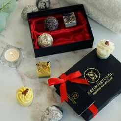 Satin Naturel BIO Badepralinen Divine Moments Geschenkset -Dresdner Essenz shop MAM 7281146 SHOP IMAGE 1.4