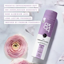 8x4 Deodorant Spray N°4 Vibrant Flower -Dresdner Essenz shop MAM 7311470 SHOP IMAGE 1.4