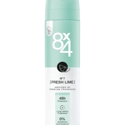 8x4 Deodorant Spray N°7 Fresh Lime