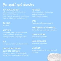 Puremetics 3in1 Dusch-Fluff Cotton Mit Zuckerpeeling -Dresdner Essenz shop MAM 7371984 SHOP IMAGE 1.4