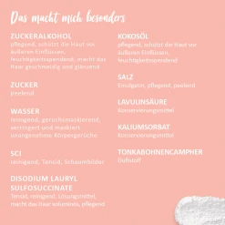 Puremetics 3in1 Dusch-Fluff Mandelmilch Mit Zuckerpeeling -Dresdner Essenz shop MAM 7371989 SHOP IMAGE 1.4