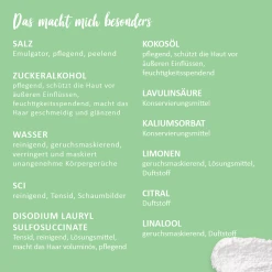 Puremetics 3in1 Dusch-Fluff Limette Mit Meersalzpeeling -Dresdner Essenz shop MAM 7371995 SHOP IMAGE 1.4