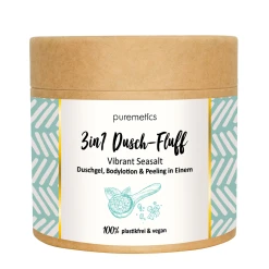 Puremetics 3in1 Dusch-Fluff Vibrant Seasalt Mit Meersalzpeeling