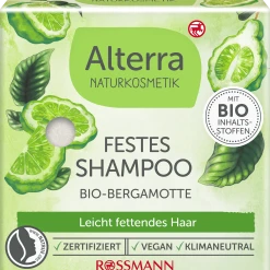 Alterra NATURKOSMETIK Festes Shampoo Bio-Bergamotte & Bio-Olive