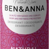 Ben&Anna Natural Deodorant Stick Papertube Pink Grapefruit