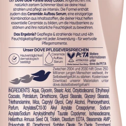 DOVE Body Love Glow & Shine Body Lotion -Dresdner Essenz shop MAM 8440322 SHOP IMAGE 1.4