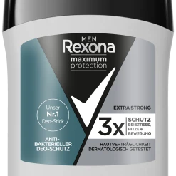 Rexona Men Maximum Protection Anti-Transpirant Stick Antibakterieller Deo-Schutz