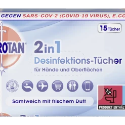 Sagrotan 2in1 Desinfektions-Tücher Reisegröße