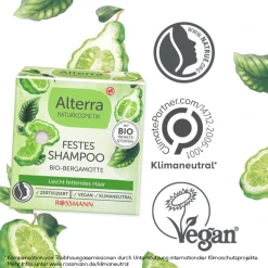 Alterra NATURKOSMETIK Festes Shampoo Bio-Bergamotte & Bio-Olive -Dresdner Essenz shop MAM 8715552 SHOP IMAGE 1.4