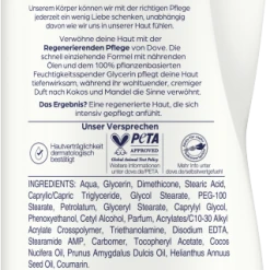 DOVE Body Love Regenerierendes Ritual Body Lotion Mit Kokos- Und Mandelduft -Dresdner Essenz shop MAM 8992924 SHOP IMAGE 1.4