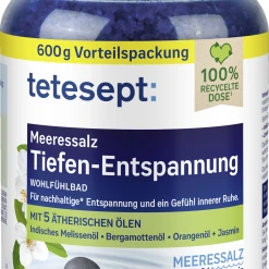 Tetesept Wohlfühlbad Meeressalz Tiefen-Entspannung