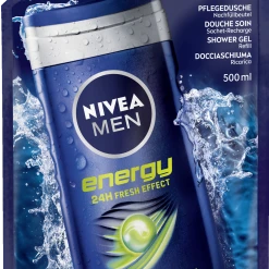 NIVEA MEN Duschgel Energy Nachfüllbeutel