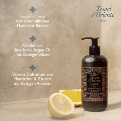 Tesori D'Oriente Aromatische Cremige Handseife HAMMAM Arganöl & Orangenblüte -Dresdner Essenz shop MAM 9386438 SHOP IMAGE 1.4