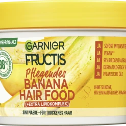 Garnier Fructis Pflegendes Banana Hair Food 3in1 Maske